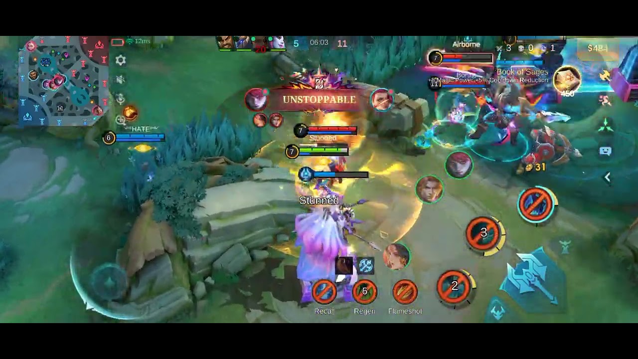 Mobile legends. Vexana gameplay.
