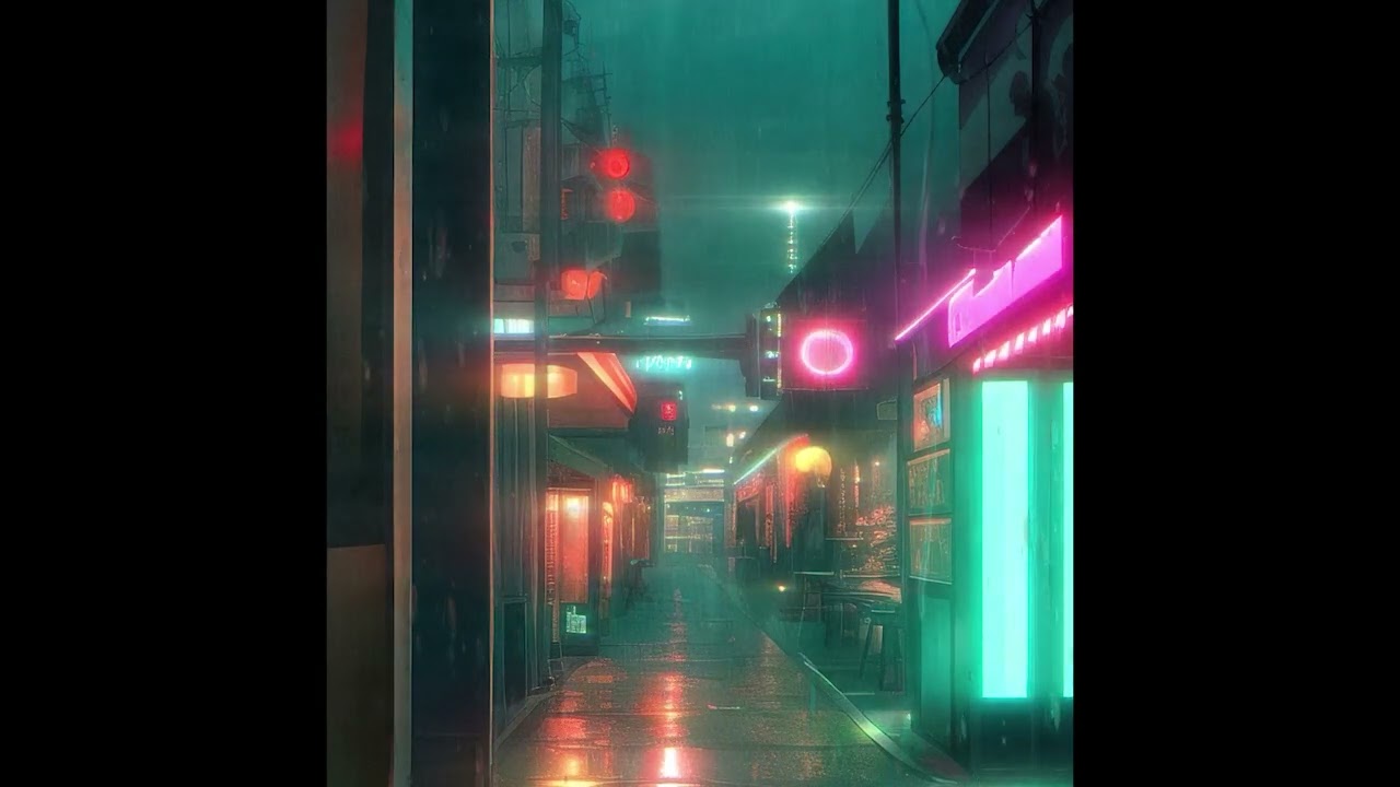 Dark Rainy Night / Dark Ambient Music 1 Hour