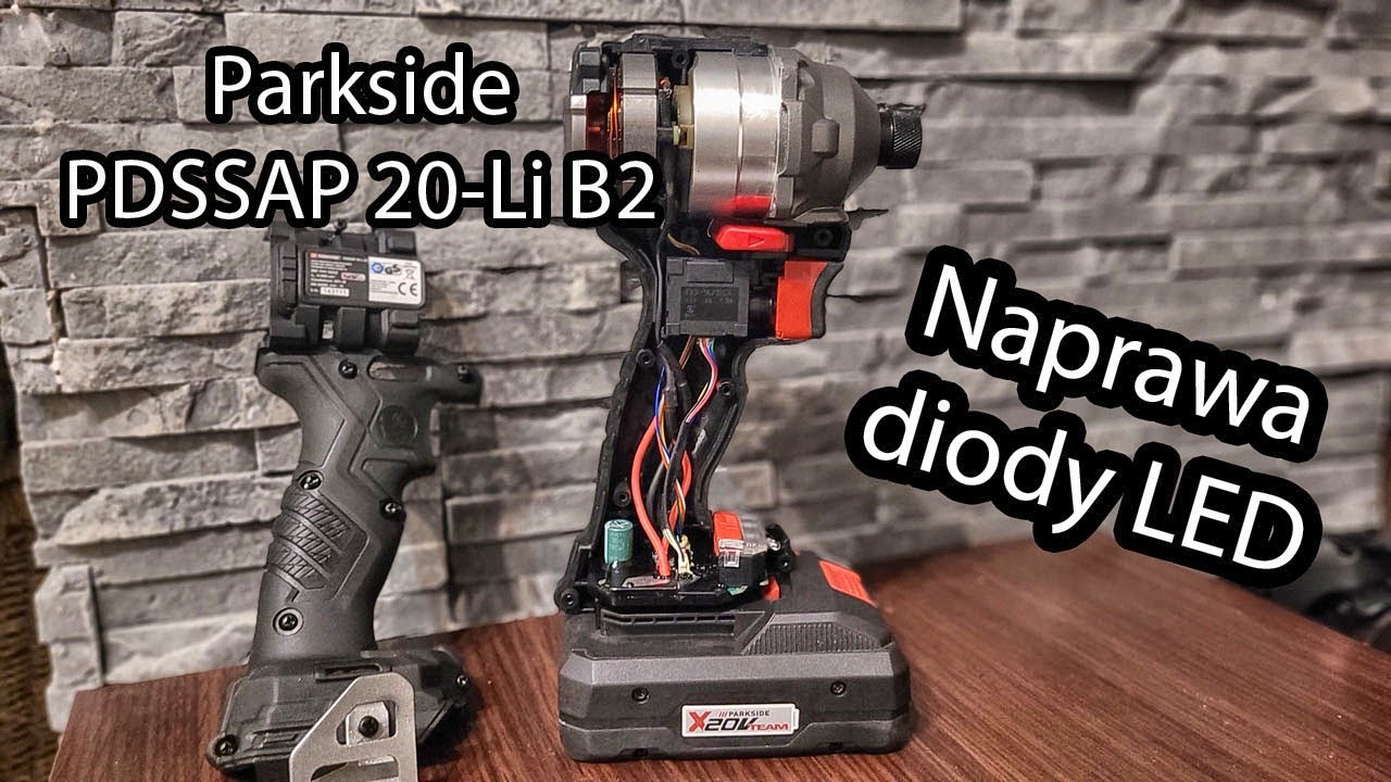 PARKSIDE PDSSAP 20-Li B2 Naprawa diody led