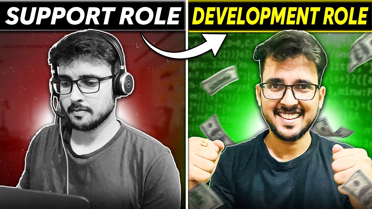 Career Transition: Switching from Support to Developer Role Made Easy | Complete guidance #developer