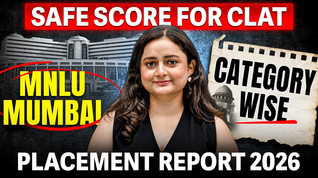 MNLU Mumbai Placement Report 2026 Revealed 😱 | Category-Wise Cutoff & CLAT Safe Score | Careers360