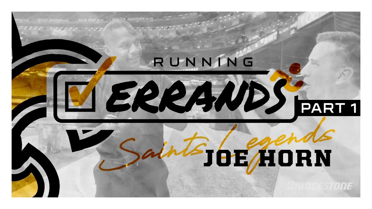 Joe Horn Levels Up on Jerry Rice VHS Tape | Running Errands with Saints Legends | Ep. 1