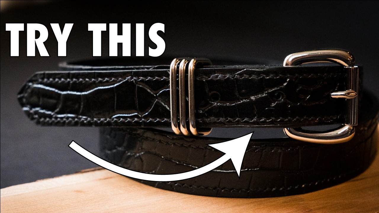 UPGRADE Your Leather Belt | with plans