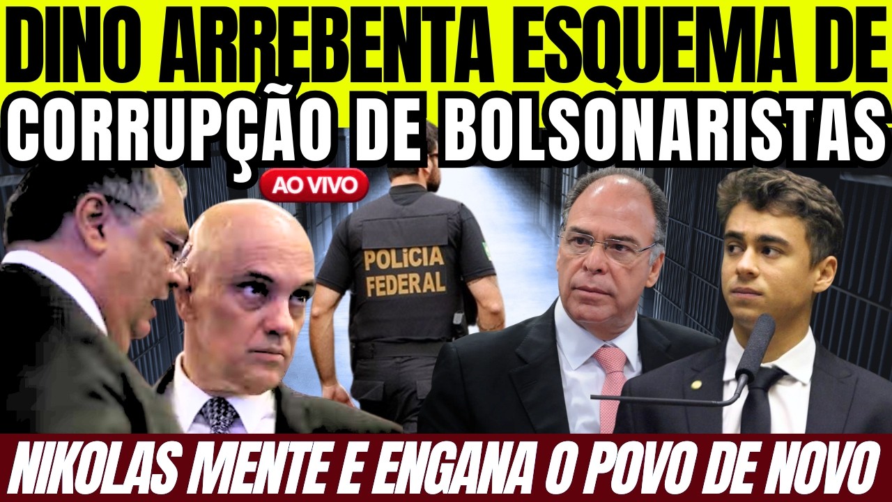 100 MILHÕES EM PROPINA COM LÍDER DE BOLSONARO! NIKOLAS MENTE! JUSTIÇA À MARIELLE! SUPER SALÁRIO NÃO!