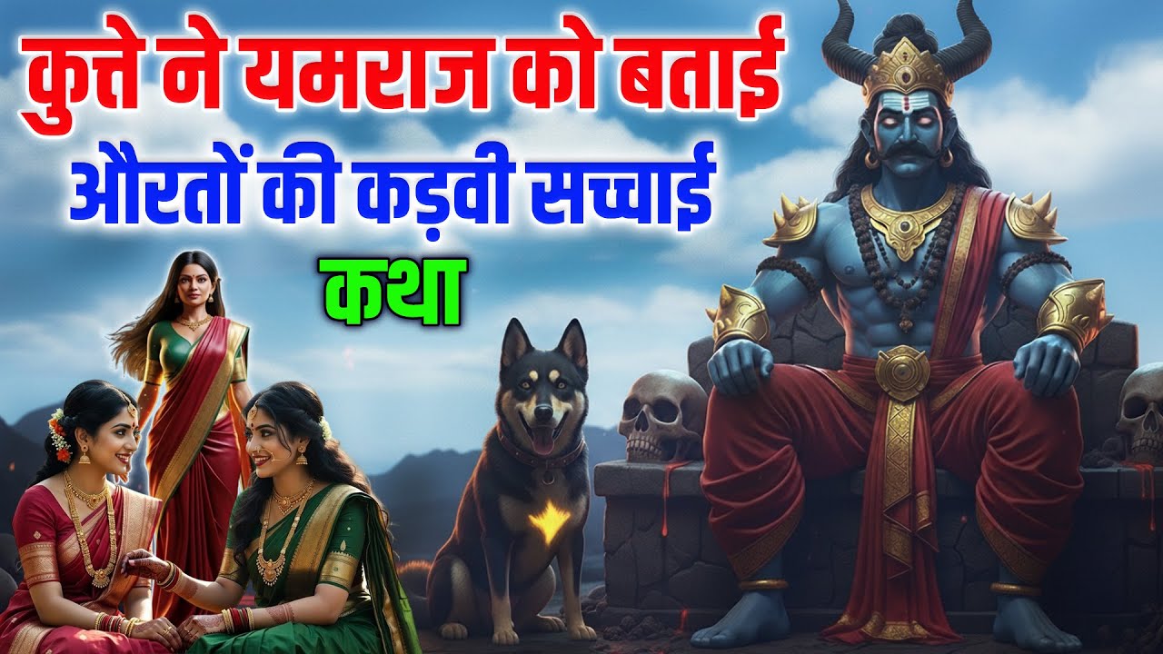 एक कुत्ते ने यमराज को बतायी औरतो की कड़वी सच्चाई , एकबार जरूर सुने || #shreekrishna