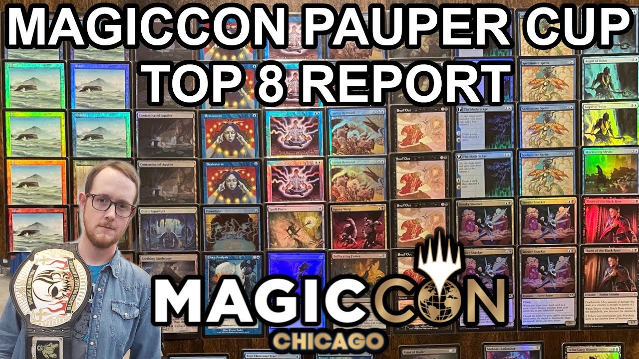 **Top 8 Report!** MagicCon Chicago Pauper Cup with Dimir Sneaky Snacker Control. Budget MTG