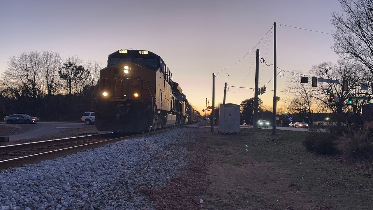 2025 Abbeville Subdivision Railfanning Part 2 (Night trains)