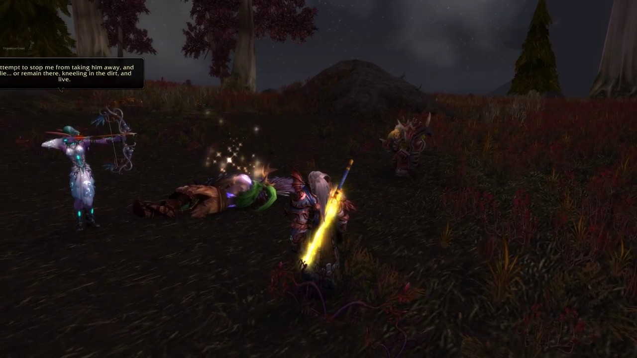 Saurfang attacks Malfurion Stormrage