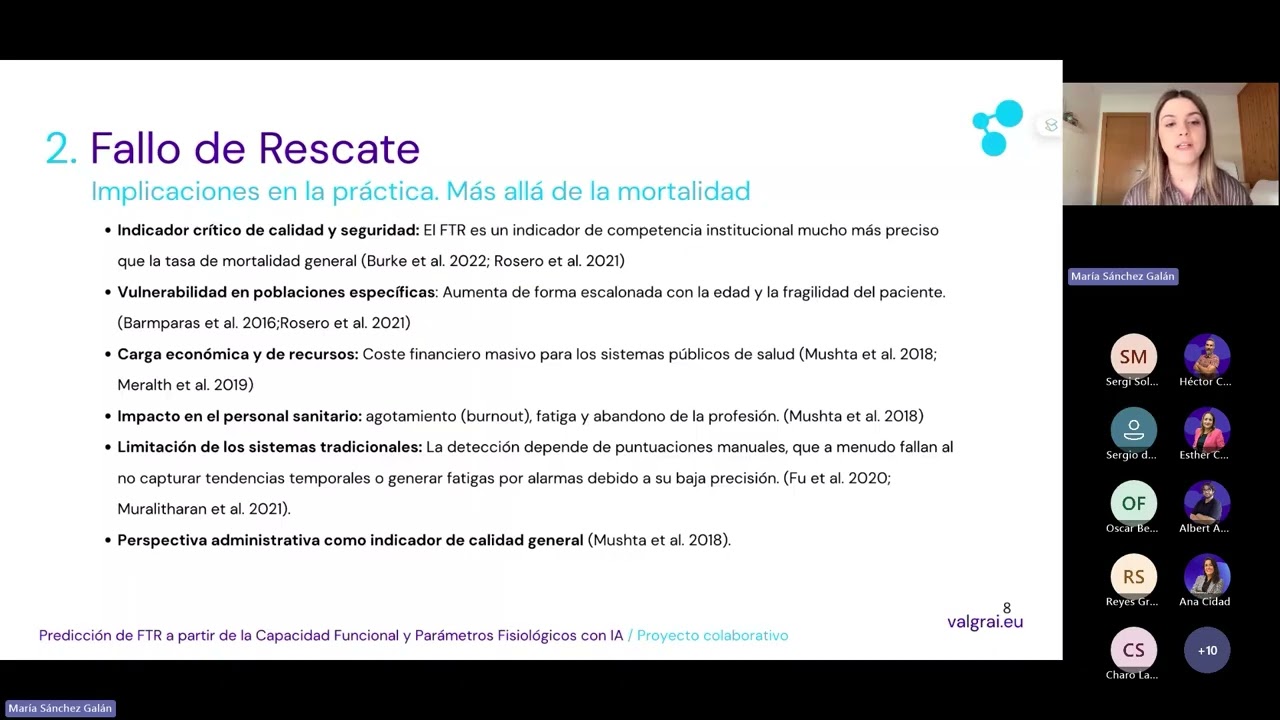 XXIII Matinal de Investigación - Predicción Fallos de Rescate con IA
