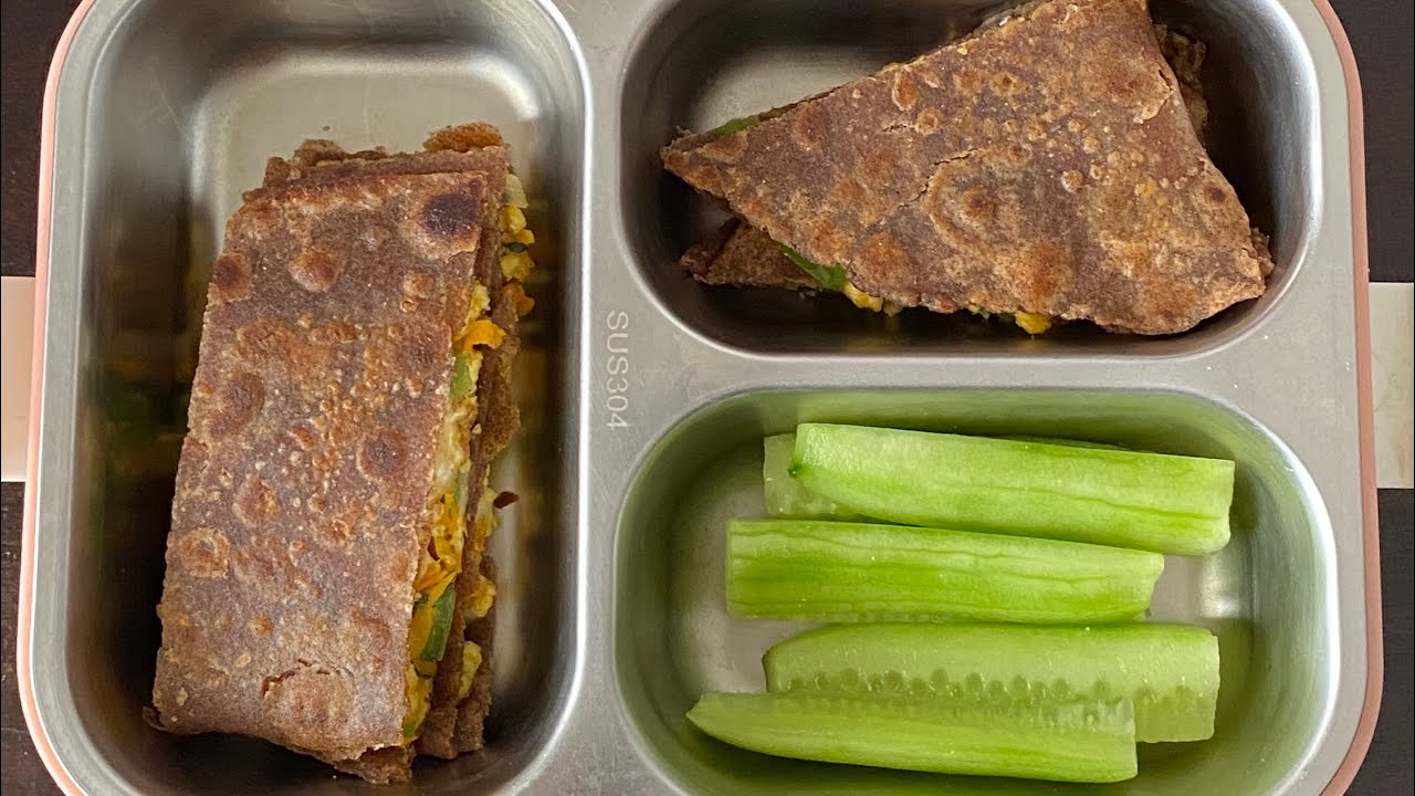 School Lunch Box Idea Ep-1 | Ragi Paneer Vegetable Quesadilla or Wrap | Healthy Tamil Recipe 