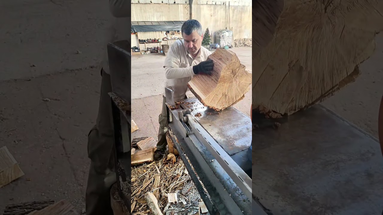 Колка дров: экономия времени.