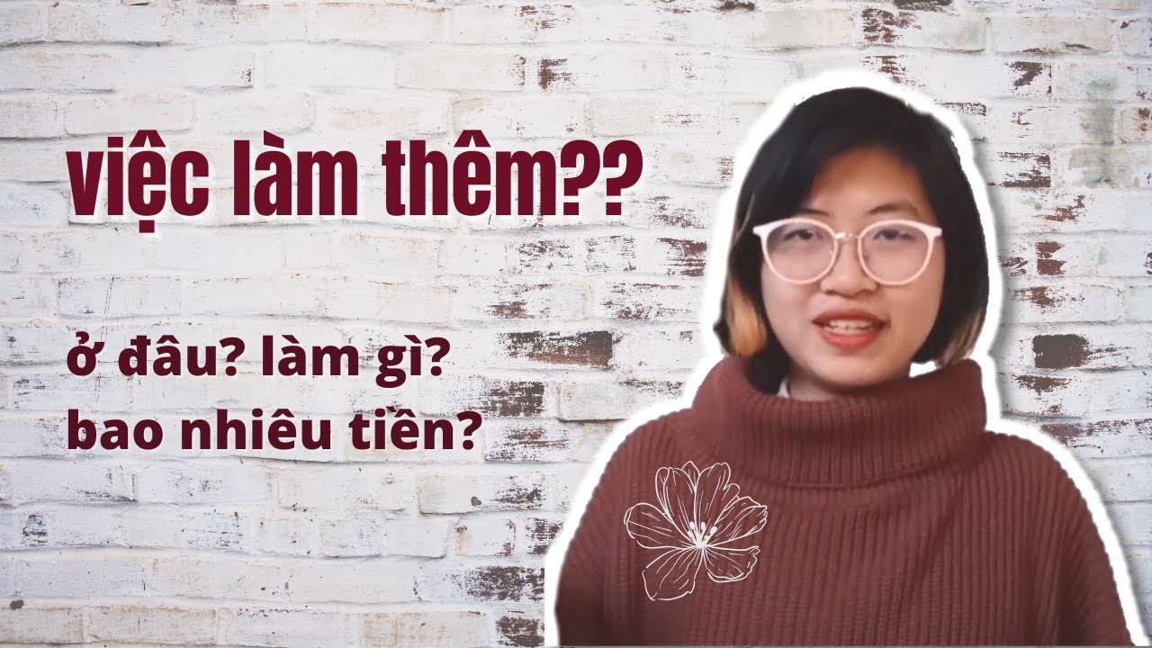 du học pháp | ĐI LÀM CÙNG MÌNH | cách kiếm việc làm thêm sinh viên, lương lậu,..