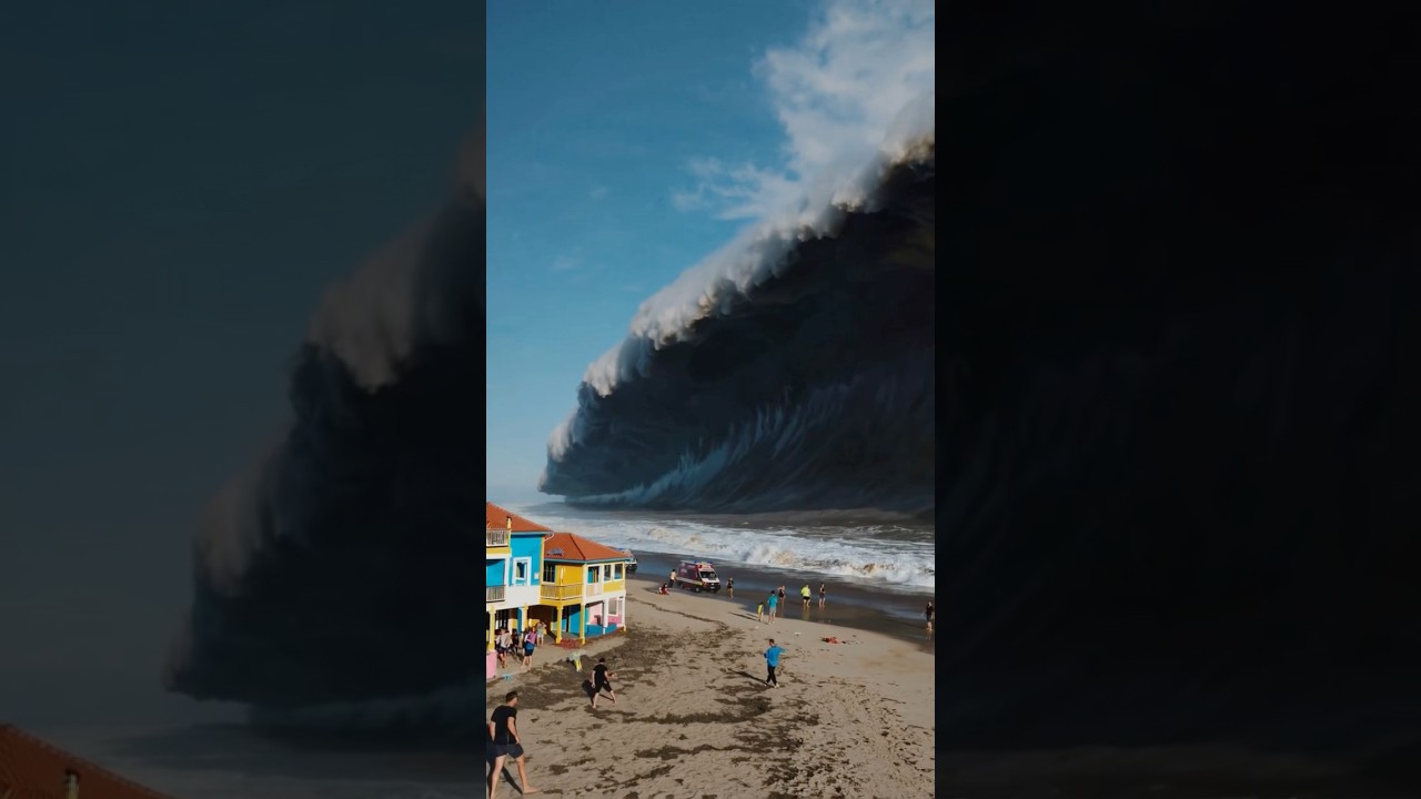 The World's Biggest Tidal Wave Ever Caught on Camera!!