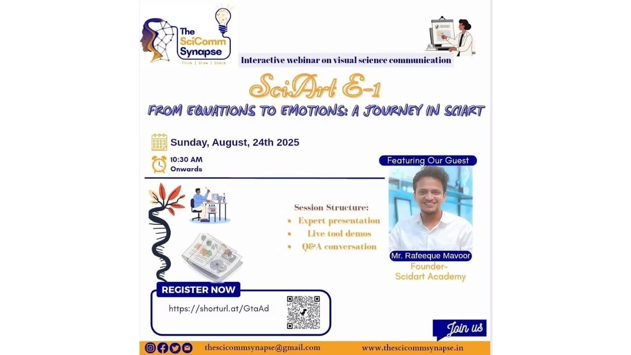 From Equations to Emotions: A Journey in SciArt with Rafeeque Mavoor, Founder SciDart Academy