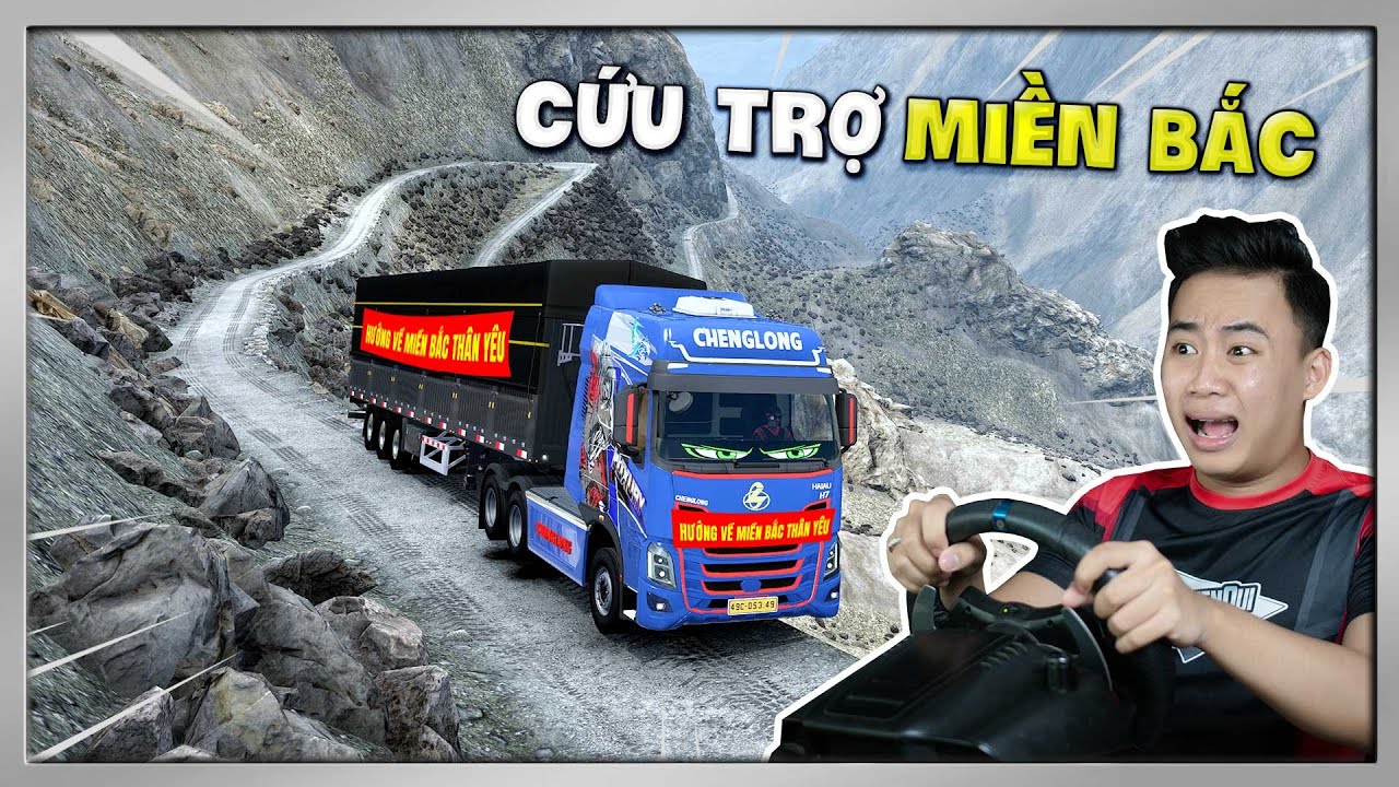 ETS2 - Cứu Trợ Miền Bắc Vùng Núi Cao Hiểm Trở Với Xe Tải 