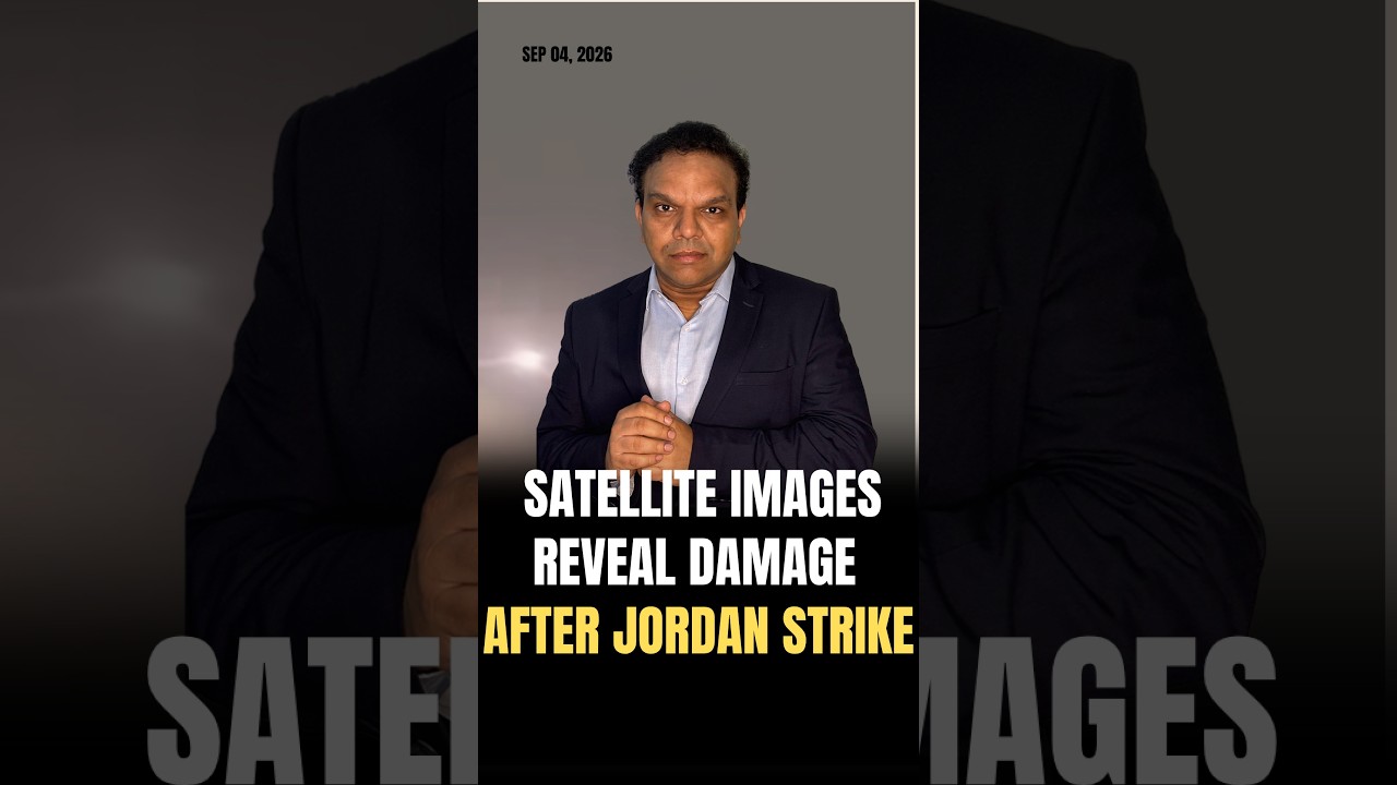 Satellite ImagesRevealDamageAfter Iran&rsquo;s Strike #iran #iranwar #missilestrike #jordan #missileattack