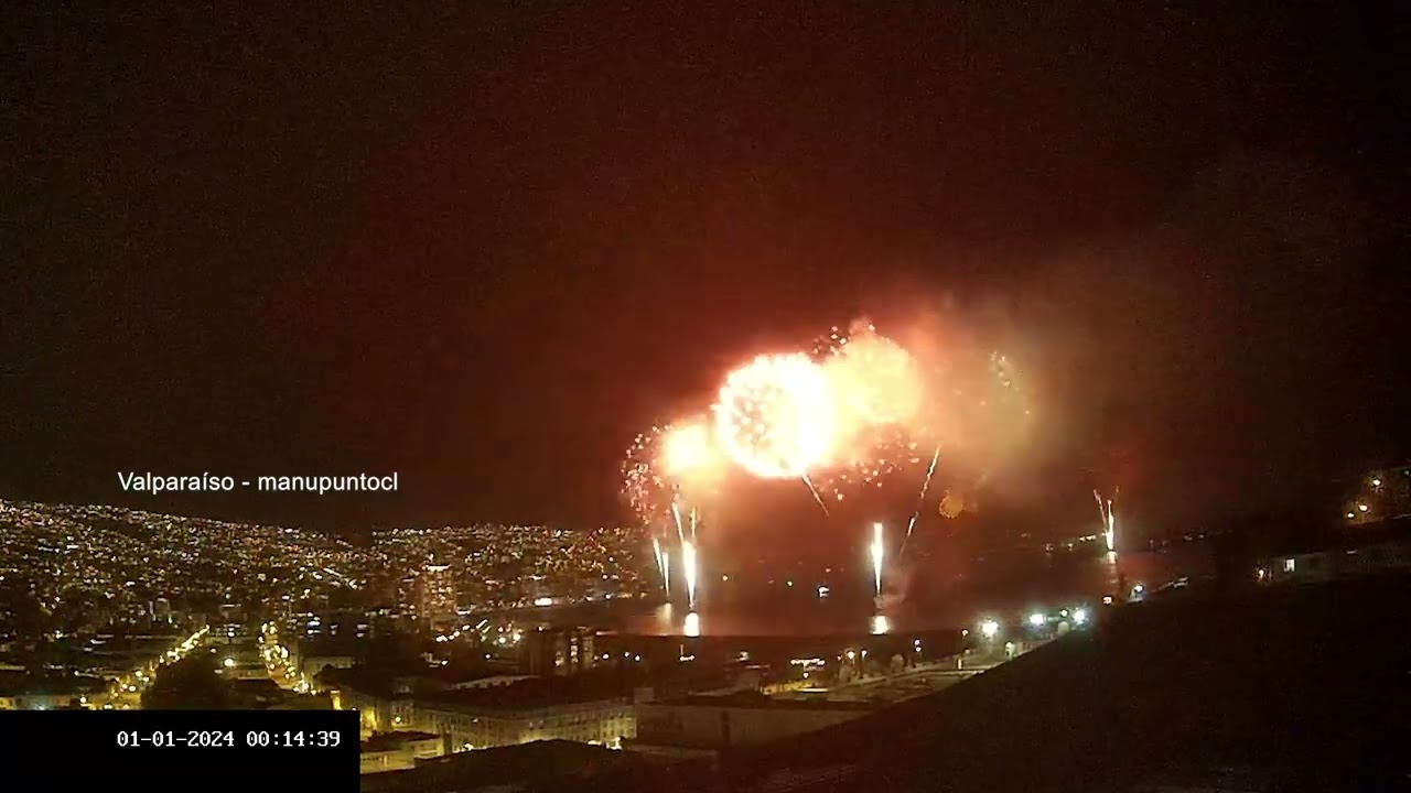 Año Nuevo en el mar 2024 - Valparaiso, Chile