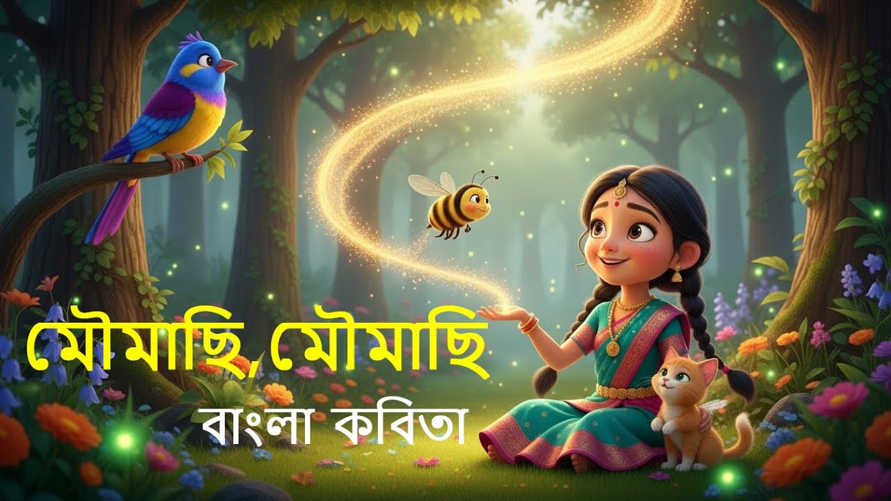 মৌমাছি মৌমাছি কবিতা ।  | Moumachi Moumachi kobita। বাংলা ছড়া । Fatema Magic TV .