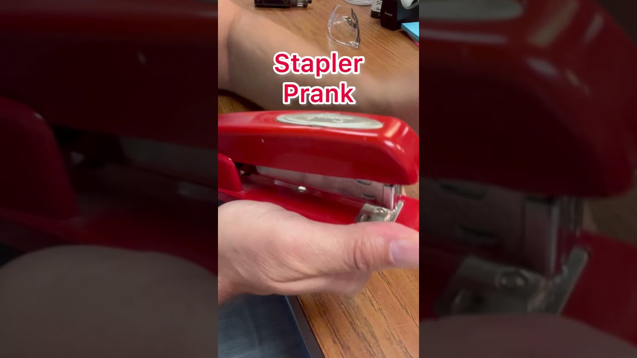 Props: Stapler Prank #shorts