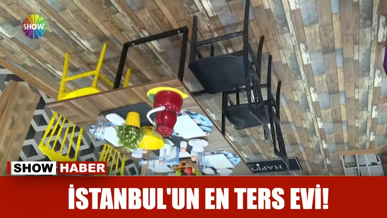 İstanbul'un en ters evi!