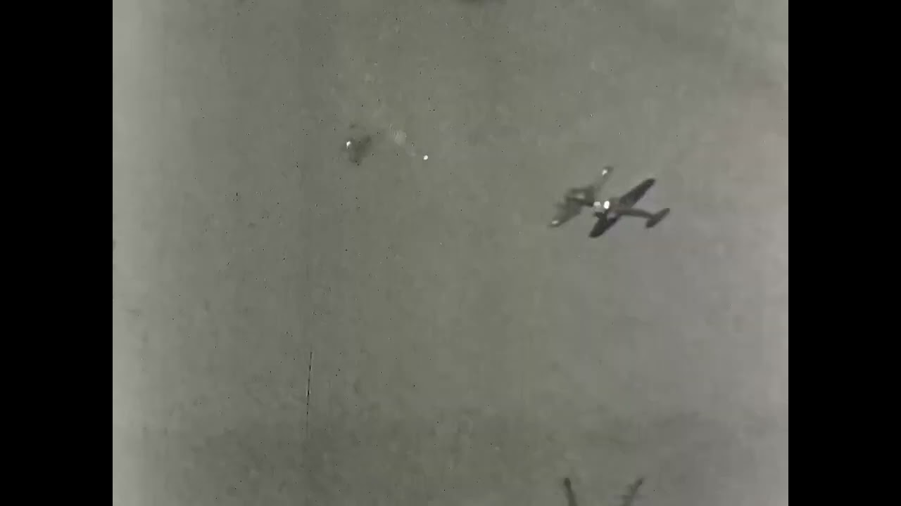 WWII Triple Ace Bud Anderson Gun Camera Film - 11 Apr 44