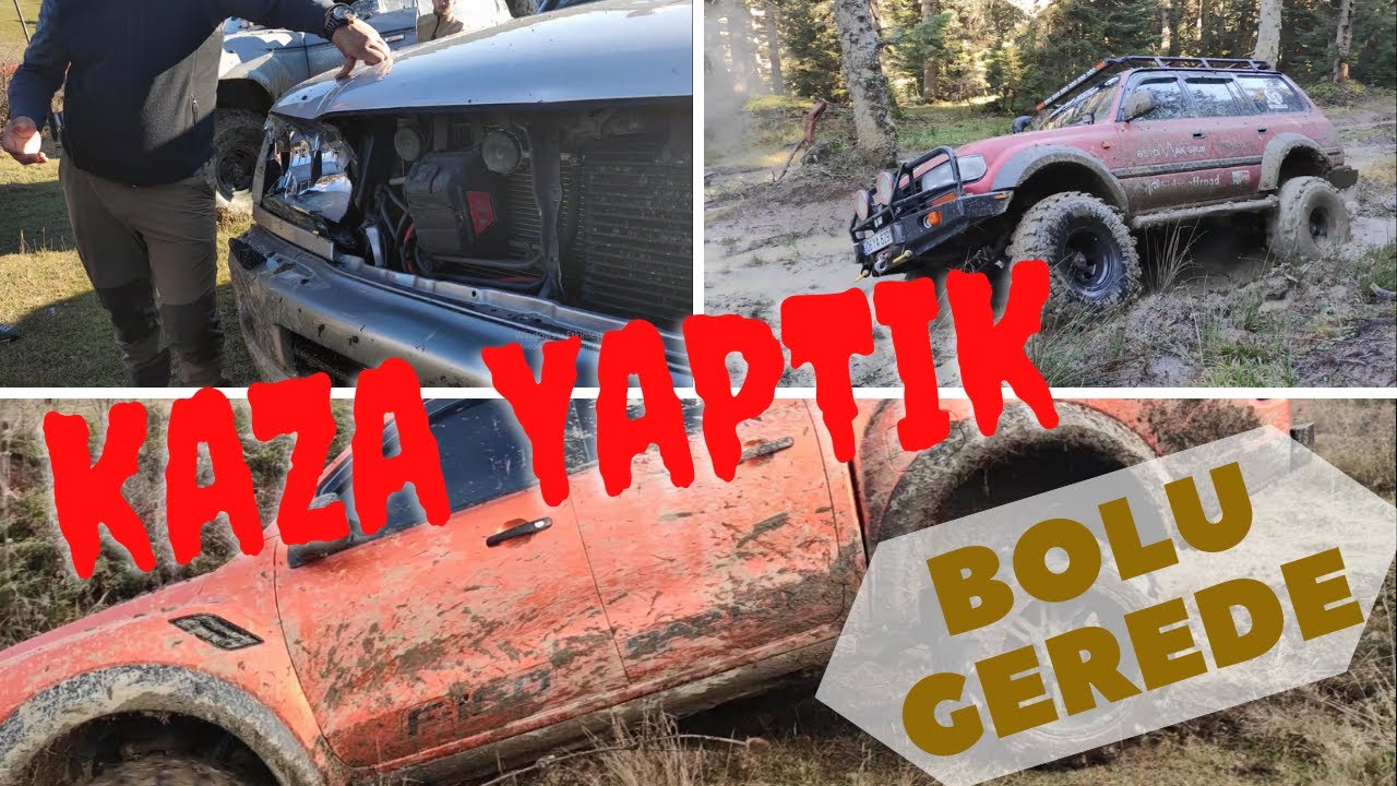( BOLU GEREDE ) ÇAMUR PARKURUNDA KAZA / HARD OFFROAD@hidrooff-road @boluoffroadteam6535