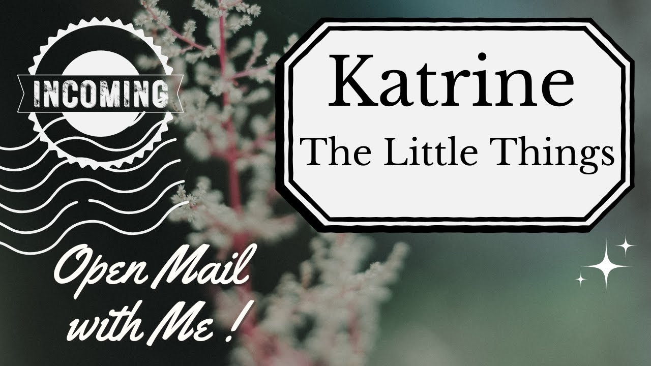 Open Mail With Me ✨ Katrine &mdash; The Little Things ✨