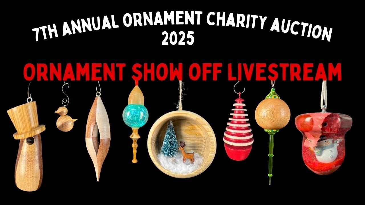 Ornament Show Off, Raffles, and EWT Prize Winners for the Annual St Jude Charity Auction!