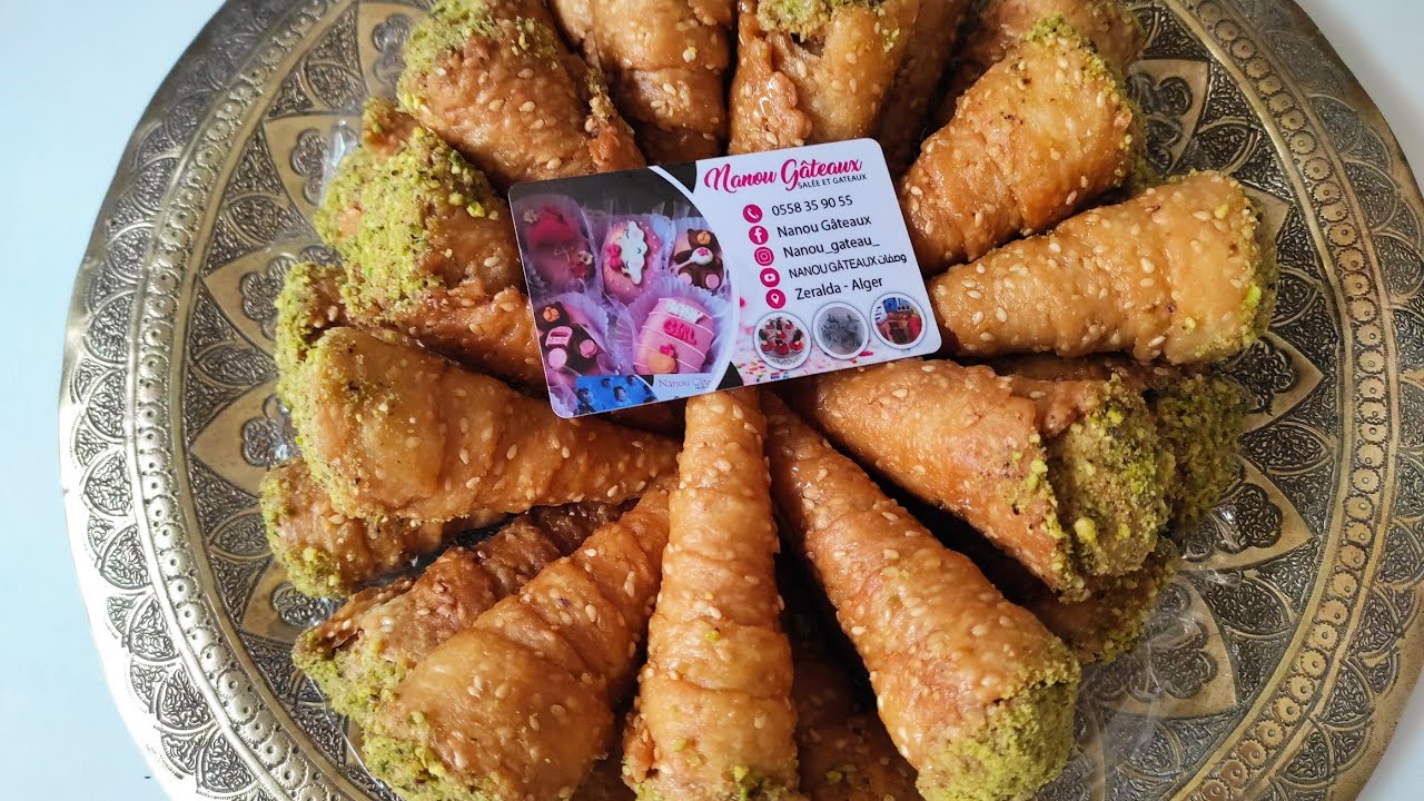 كورني معسلين بالجلجلان 👌بنة نوڨة🍯🍯🍯