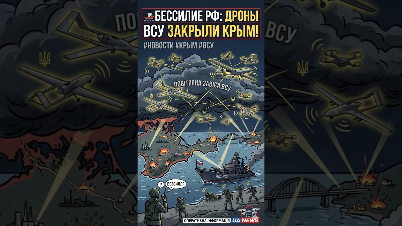🚫Крыму ХАНА! Оккупанты признали полную блокаду! #крым #всу