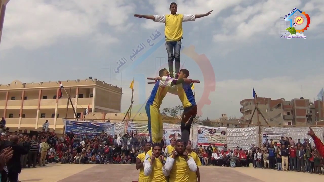 العرض الرياضى لمدرسة قلين الثانوية الصناعية