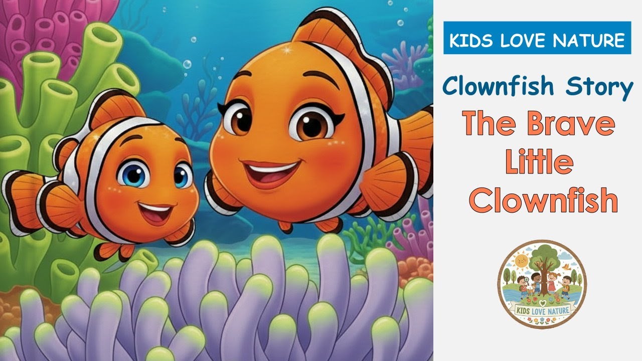 All About Clownfish! 🐠 | The Brave Little Clownfish: Fun Facts and Story for Kids
