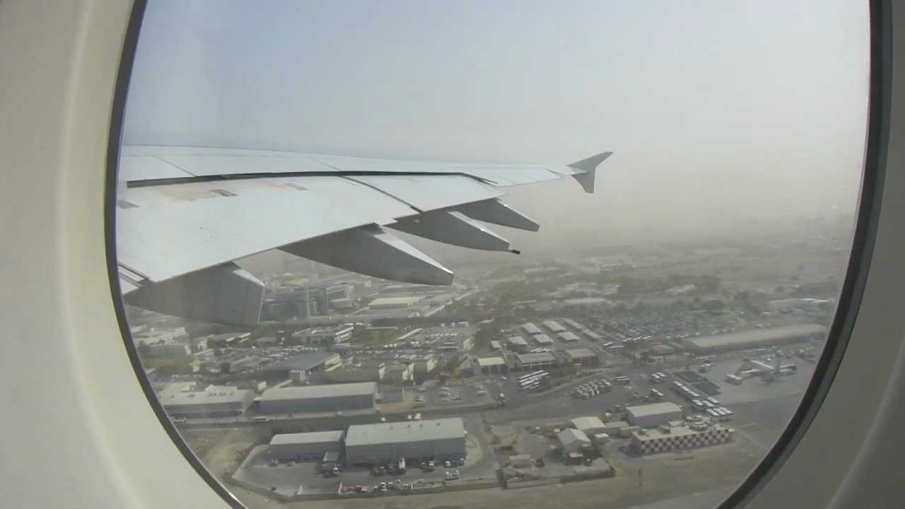 A380 Emirates 073 takeoff from Dubai (DXB) The whale jet!