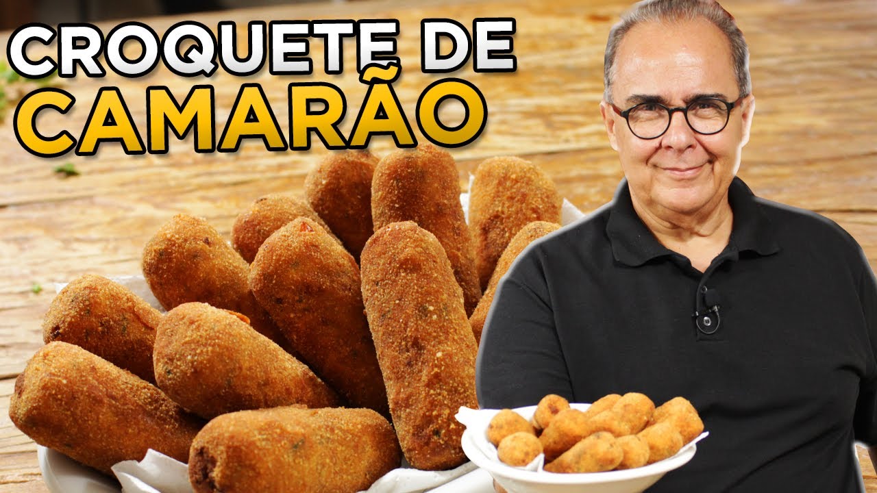 Croquete de Camarão do Chef Taico