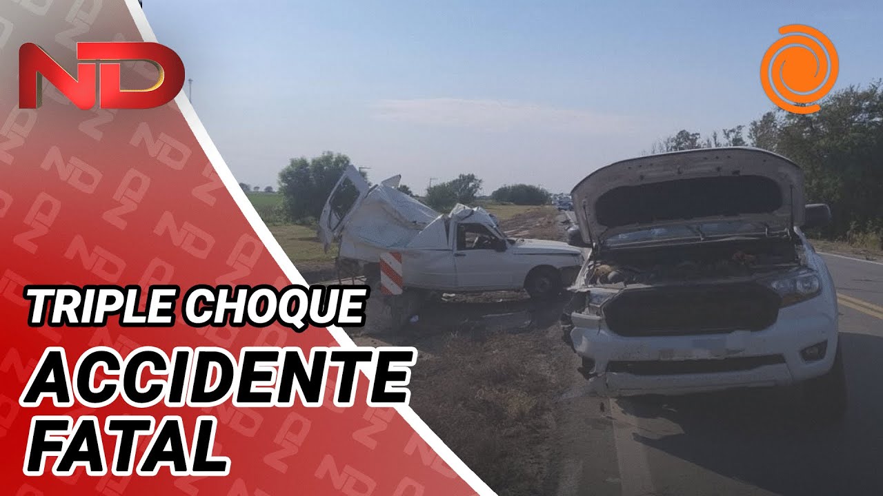 TRIPLE CHOQUE con un MUERTO en Córdoba: en un auto iban hinchas de Belgrano a Rosario