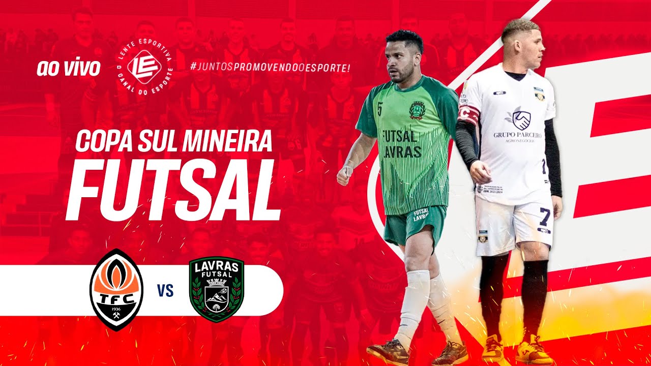 AO VIVO | Copa Sul Mineira de Futsal 2025 | TFC Santo Ant&ocirc;nio do Amparo x Lavras Futsal