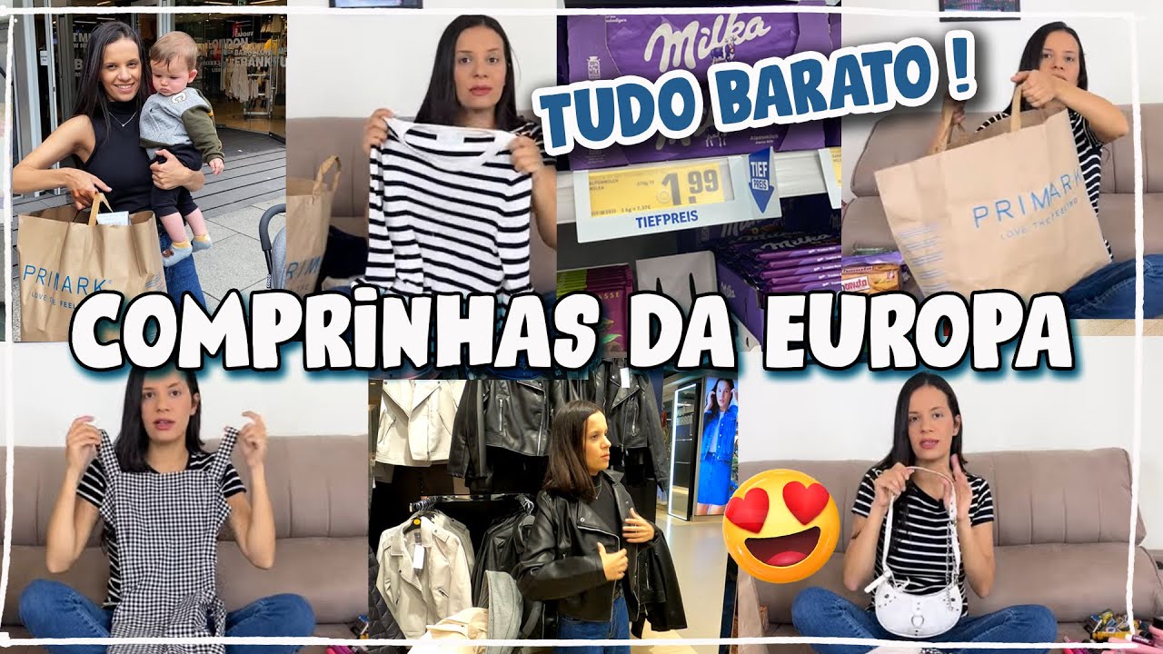 COMPRAS NA EUROPA COM PREÇOS, PRIMARK, PERFUMES, DM, H&M, MAQUIAGENS, MELHORES LOJAS I CAROL RIBEIRO