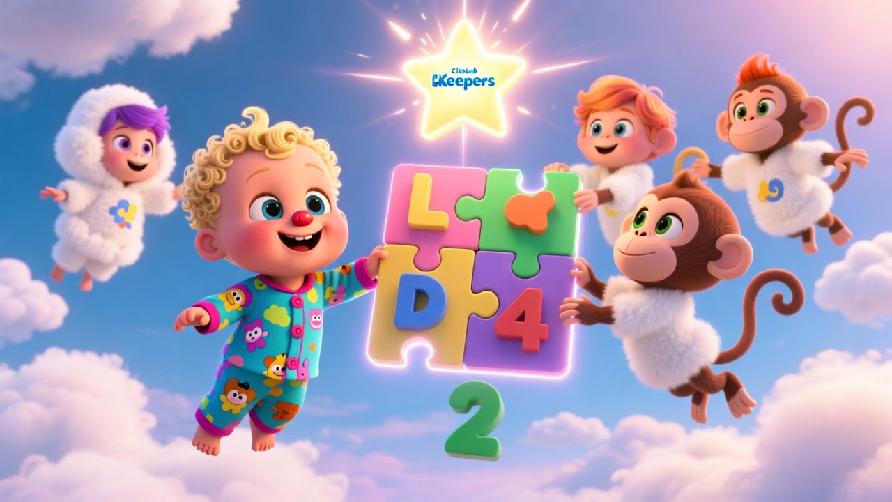 Cloud Zoo Adventure Trip ☁️🦁 | Fun Kids Song | Playful Nursery Rhyme