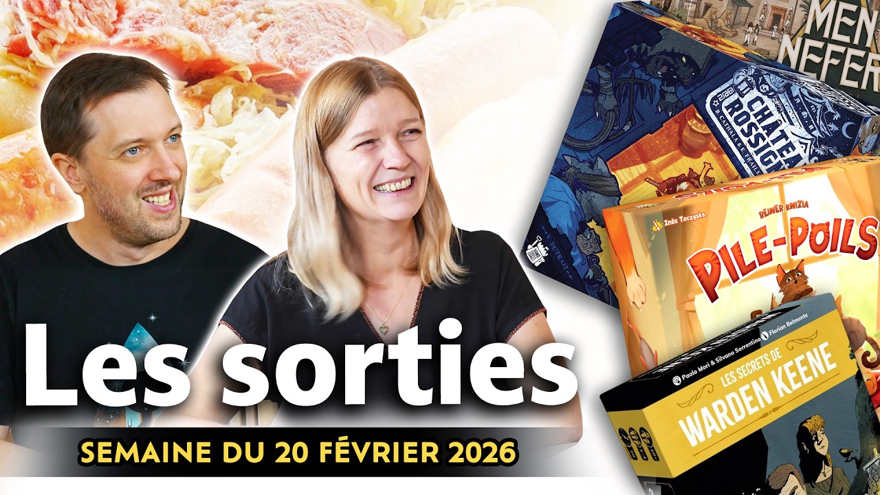 Les sorties jeux de société de la semaine