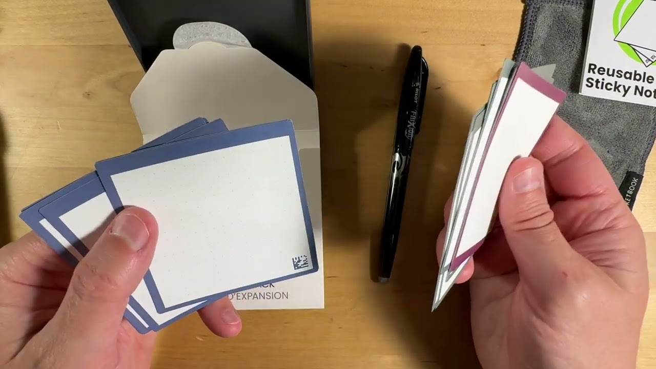 Unboxing @getrocketbook Sticky Notes from Kickstarter