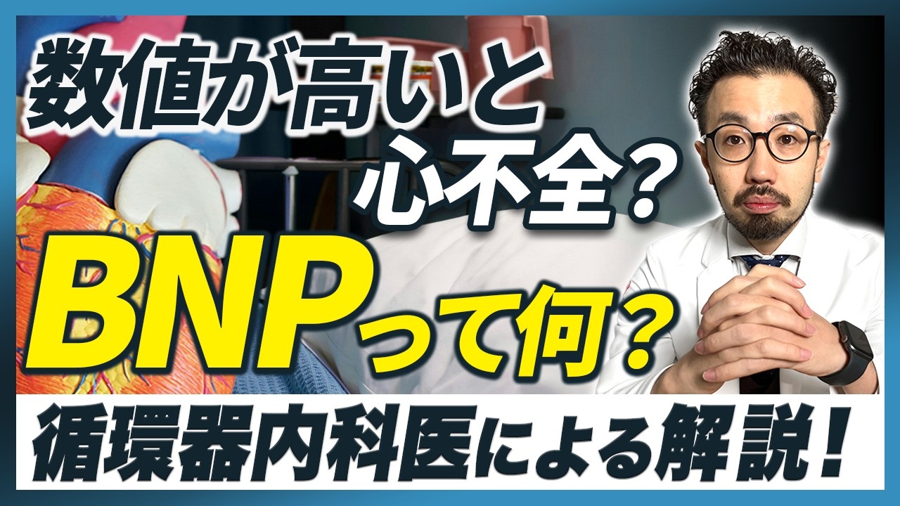 BNPって何？高いと心不全になる？【循環器専門医が解説】