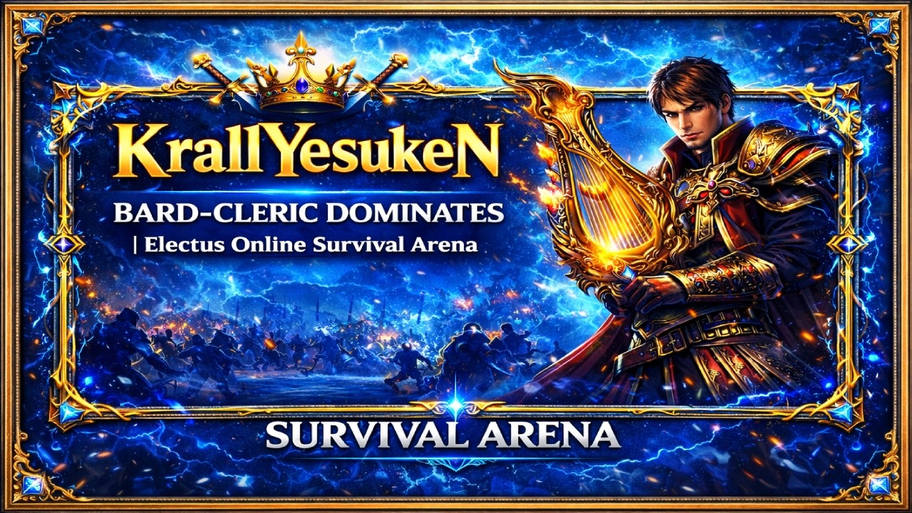 RANK 1 BARD-CLERIC DOMINATES | Electus Online Survival Arena