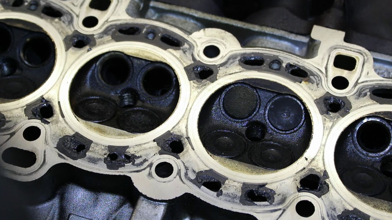 Zylinderkopf reinigen - Ford Fiesta 1.25 16v bj98/PART 7