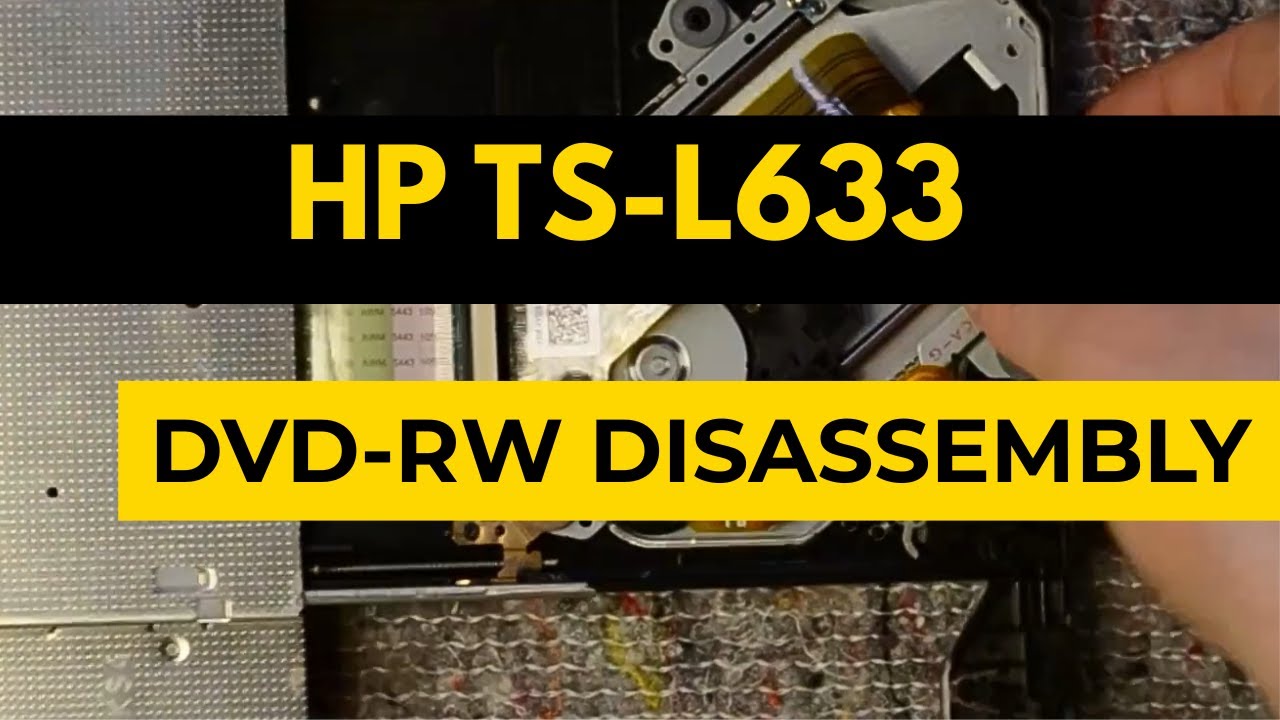 Laptop DVD-RW Disassembly & Teardown Tutorial
