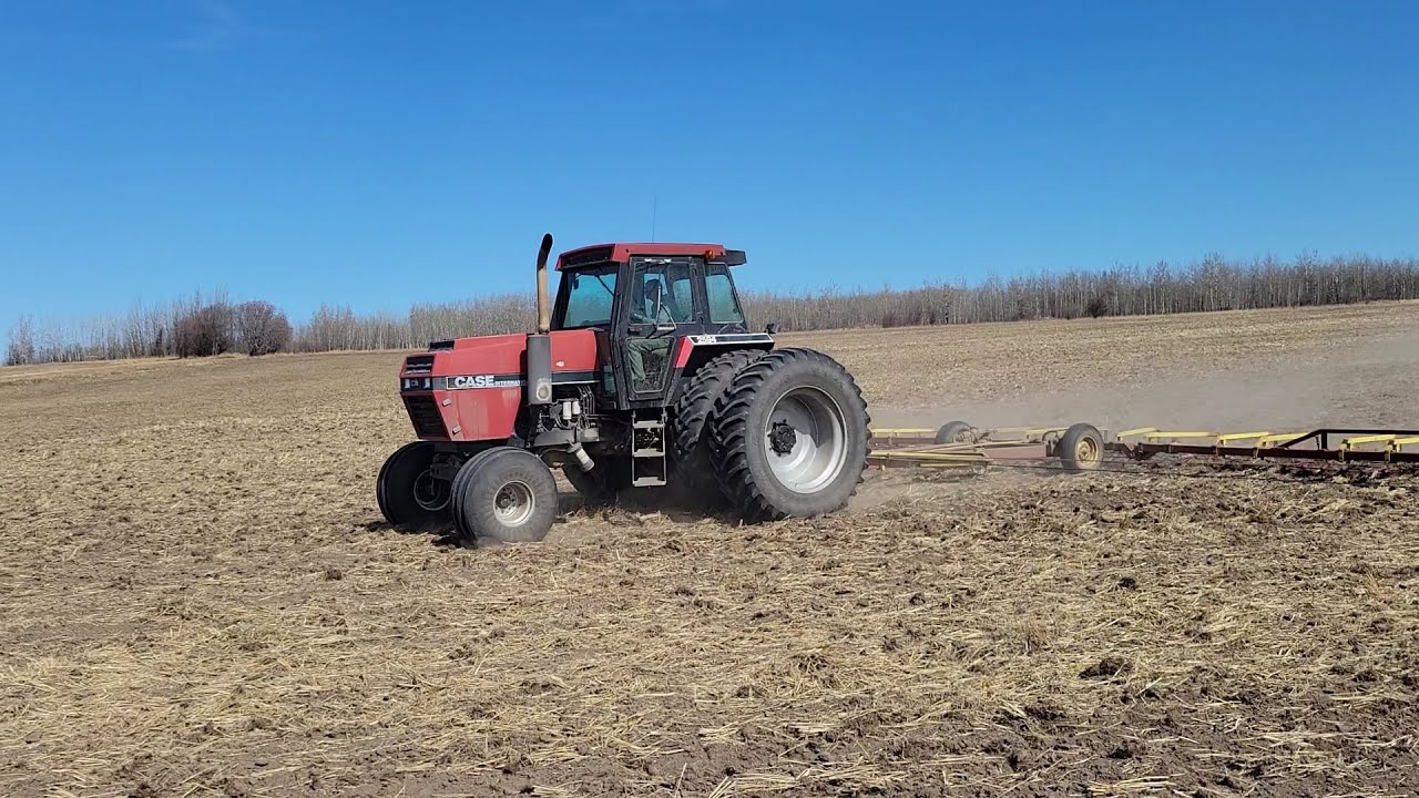 Seeding 23  Heavy Harrowing!!
