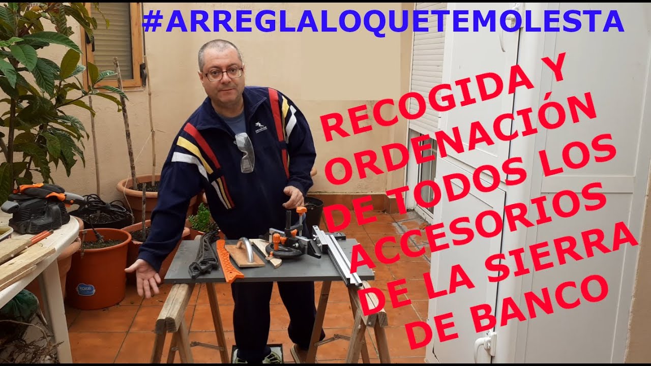 Como hacer bandeja porta accesorios para sierra de mesa - Arregla lo que te molesta 2019