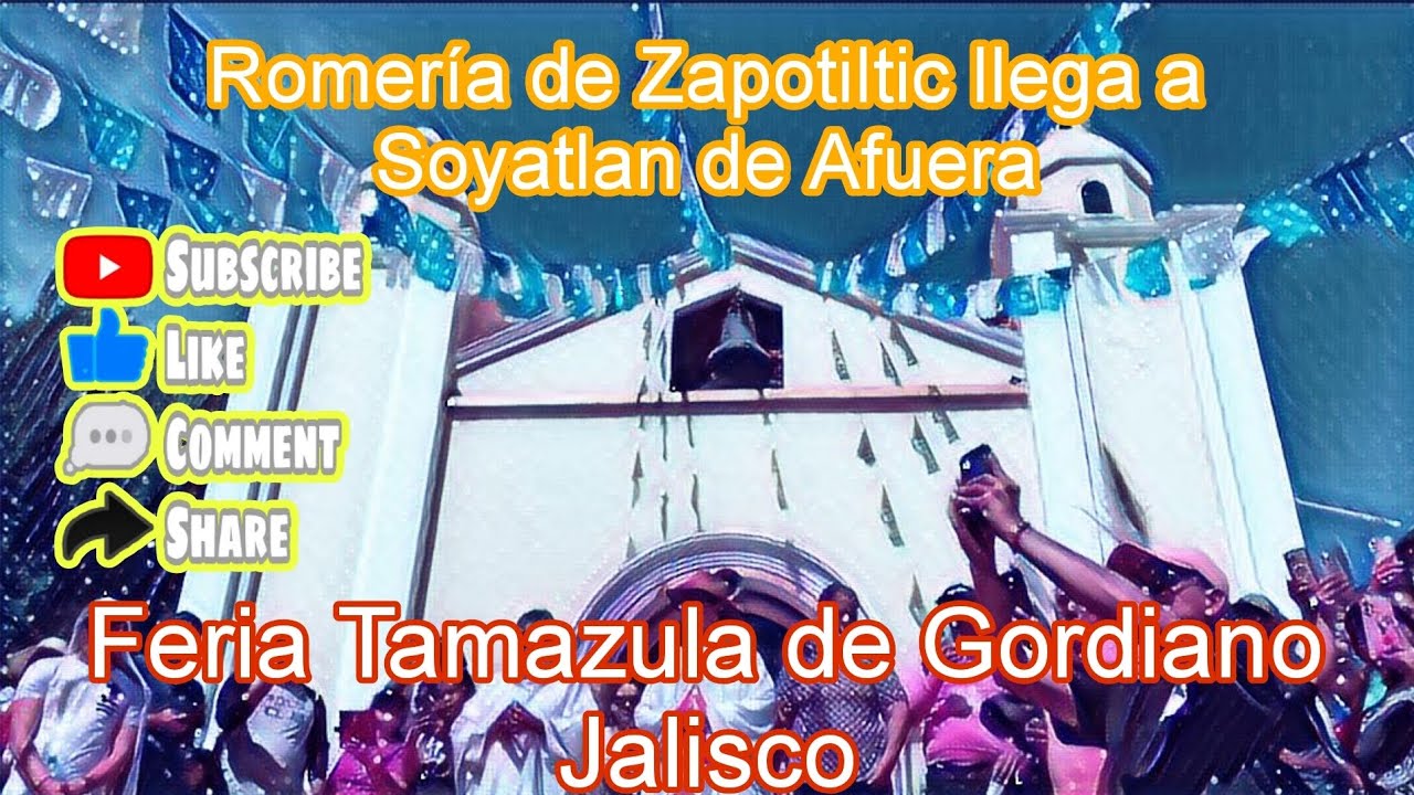 Llega Romería de Zapotiltic a Soyatlan de Afuera del municipio de Tamazula de Gordiano Jalisco. 2023