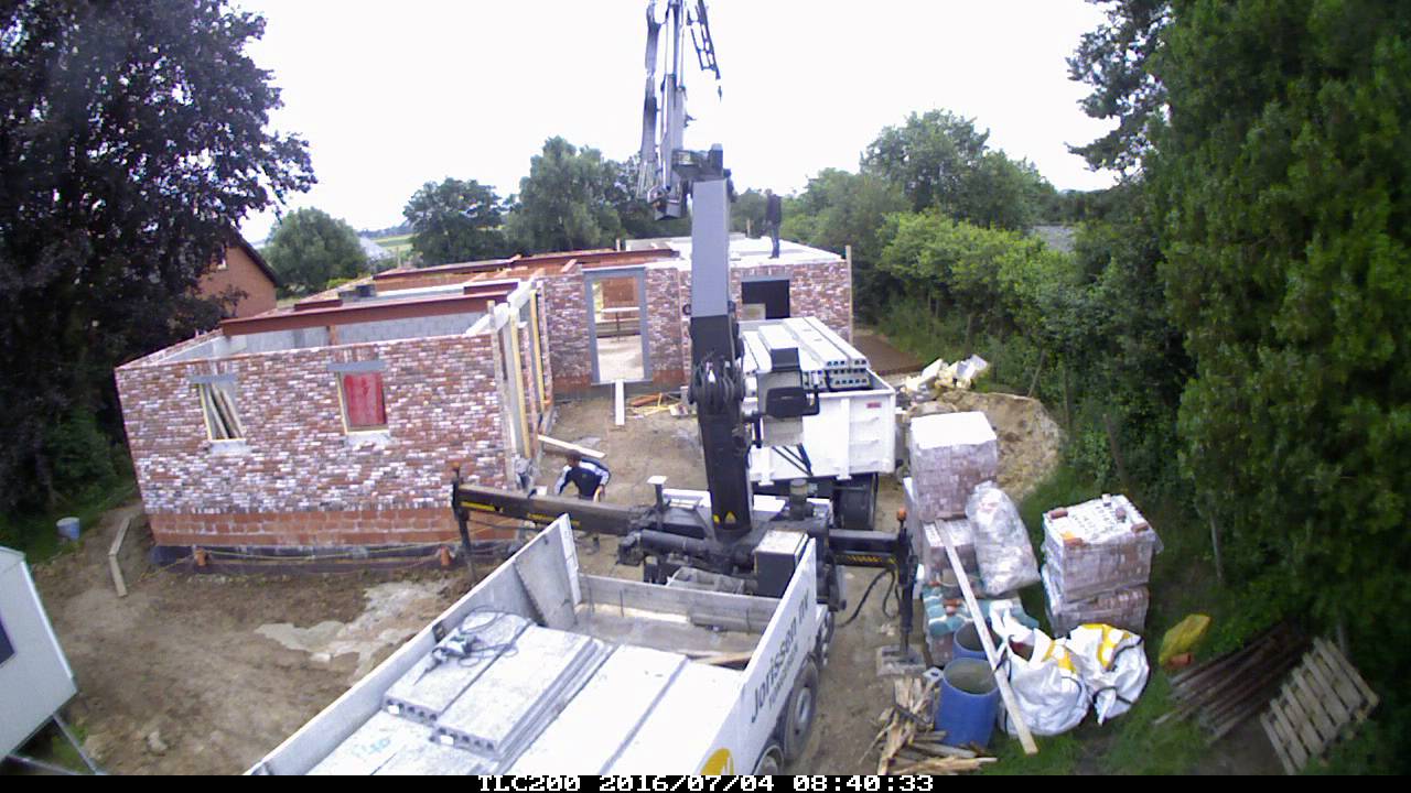 Bouw Hex - Den Tandt : Timelapse Welfsels 1ste Verdiep (Juli 2016)