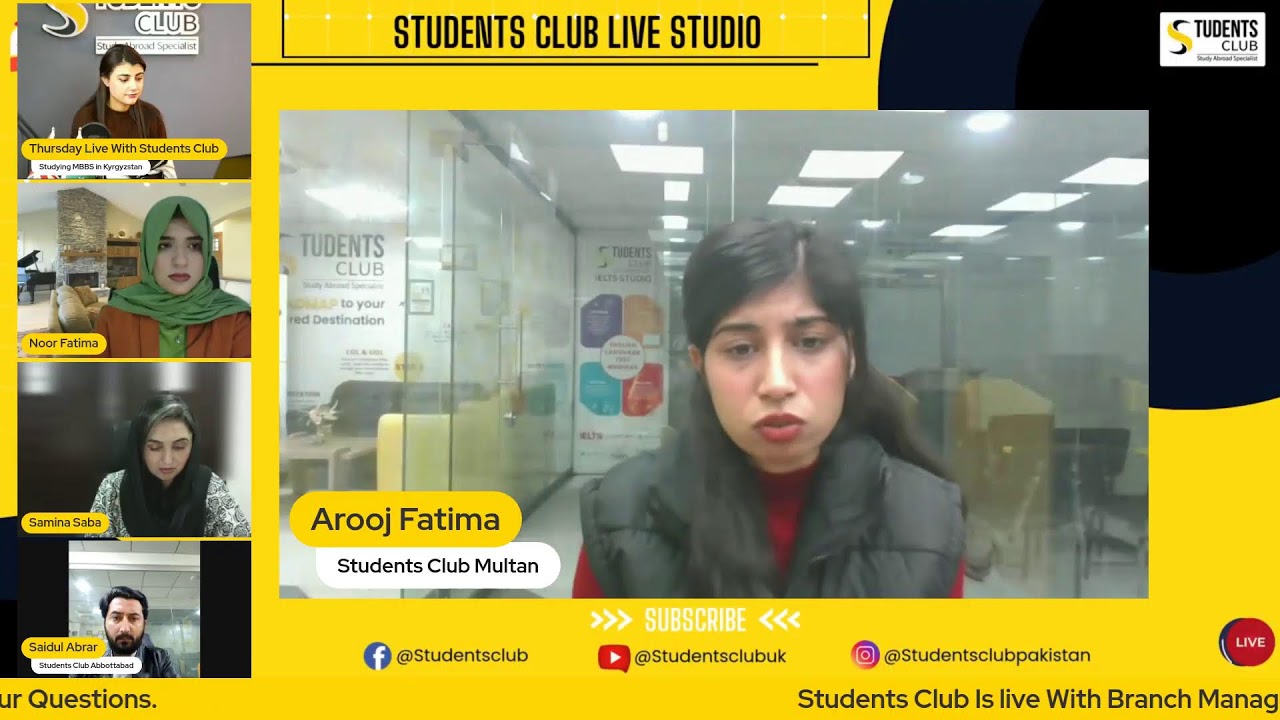 Students Club Live | Studying MBBS in Kyrgyzstan