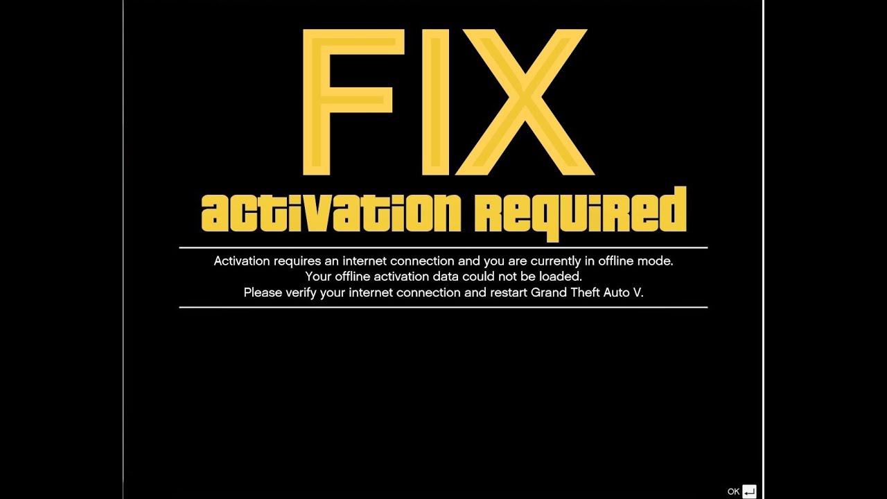 GTA 5 Activation required fix and 3dm crack v6